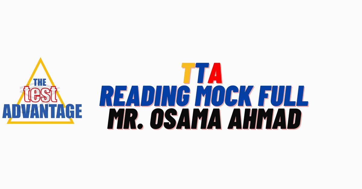 EST | Advanced Reading | Test 1* | Report Available Test Image